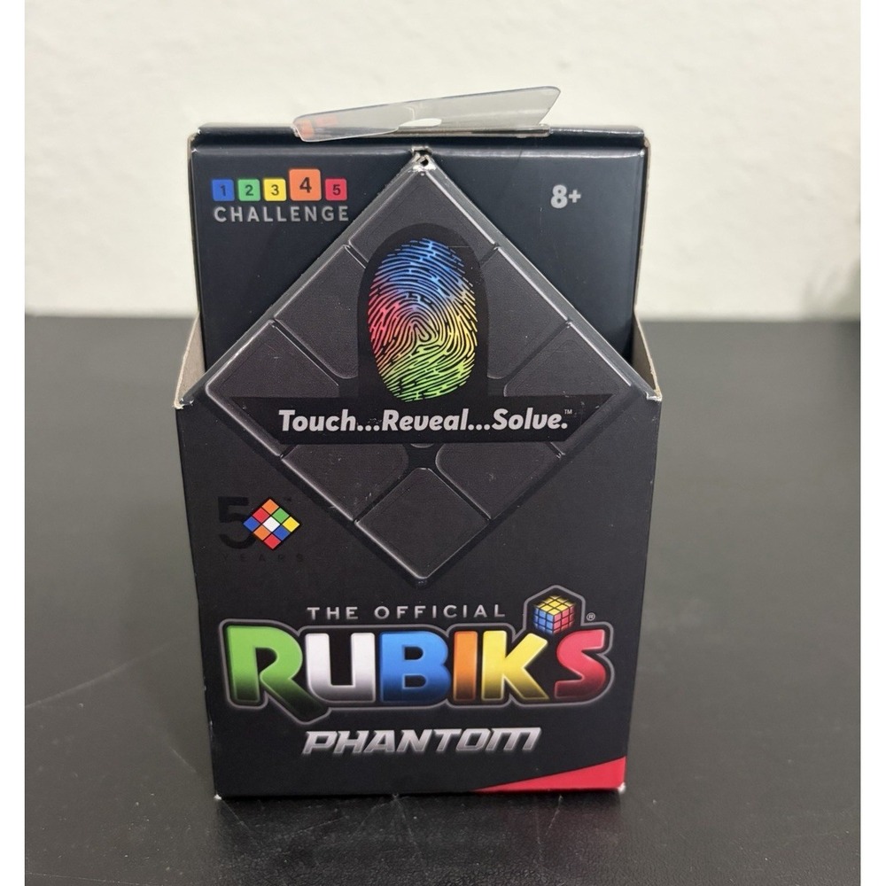 NEW Rubik's Phantom 3x3x3 Heat-Sensitive Color Reveal Cube/Twist Puzzle